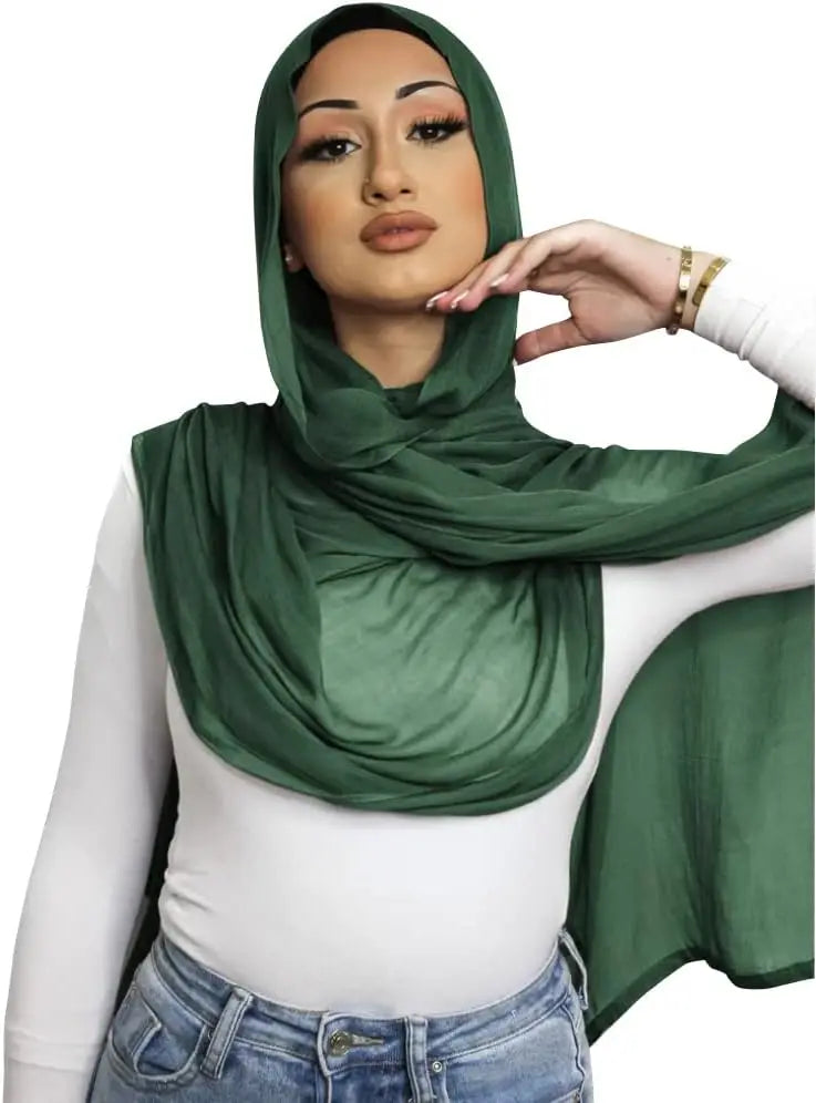 Voile Femme Musulmane Kebaya Women's Hijab Viscose Hijab for Women Muslim Cotton Hijab Fashion Hijab Scarf