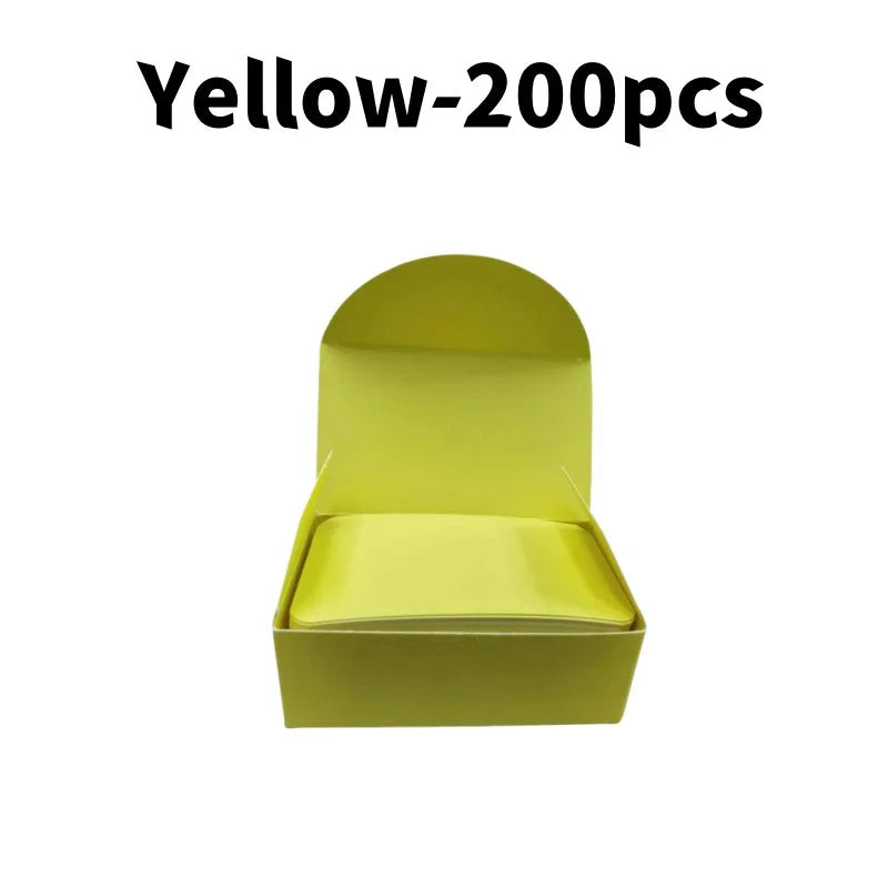 100Pcs 90x54x0.3mm Kraft Paper Card Blank Business Message Note Thank You Writing Label Bookmark Learning