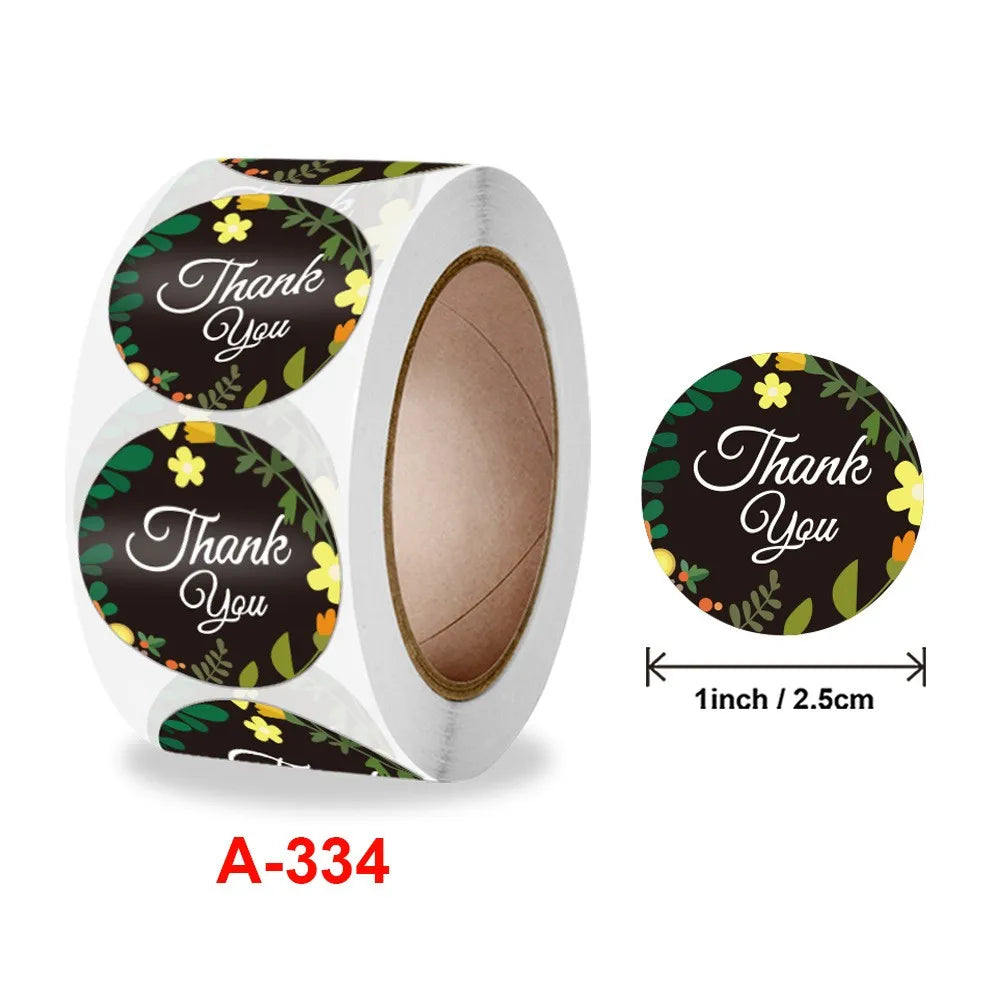 50-500pcs Cute Cartoon Cat Paw Thank You Stickers For Party Gift Decoration Packaging Label Reward Children Stationery Sticker