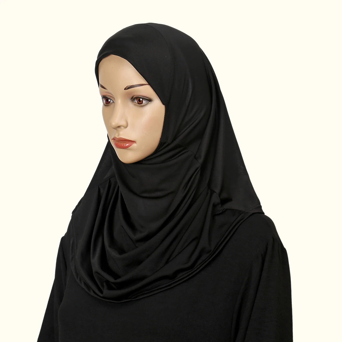 Islamic Modal Black Hijab Abaya Hijabs For Woman Abayas Jersey Hijab Scarf Muslim Dress Women Turbans Turban Instant Head Wrap
