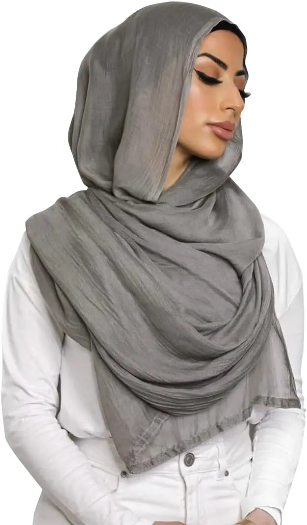 Voile Femme Musulmane Kebaya Women's Hijab Viscose Hijab for Women Muslim Cotton Hijab Fashion Hijab Scarf