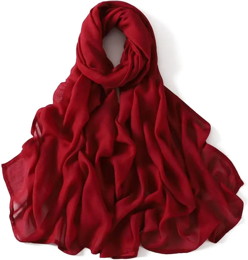 Voile Femme Musulmane Kebaya Women's Hijab Viscose Hijab for Women Muslim Cotton Hijab Fashion Hijab Scarf