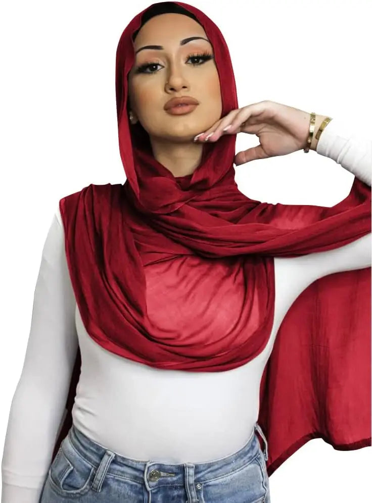 Voile Femme Musulmane Kebaya Women's Hijab Viscose Hijab for Women Muslim Cotton Hijab Fashion Hijab Scarf