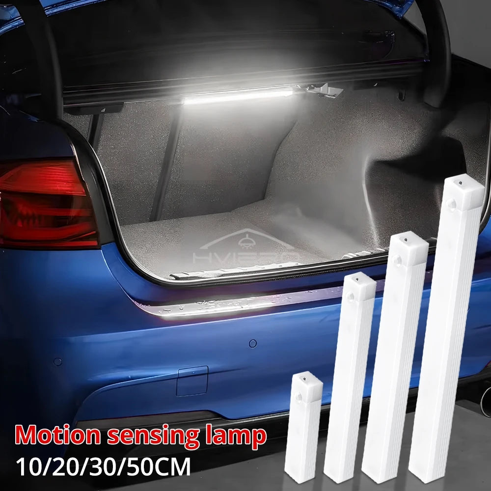 Motion Sensor Night Lights Wireless LED Lamp USB Rechargeable Magnetic For Wardrobe Room Closet Kitchen Aisle Tube Detector Bulb