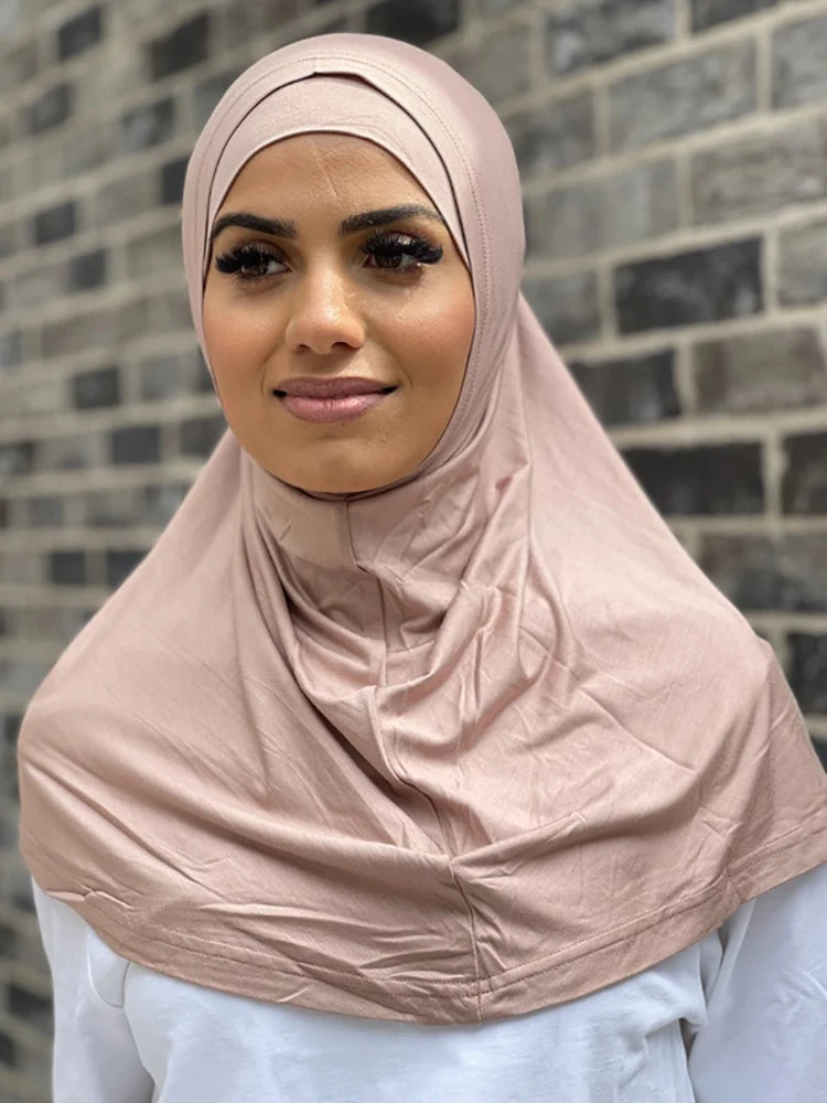 Islamic Modal Black Hijab Abaya Hijabs For Woman Abayas Jersey Hijab Scarf Muslim Dress Women Turbans Turban Instant Head Wrap