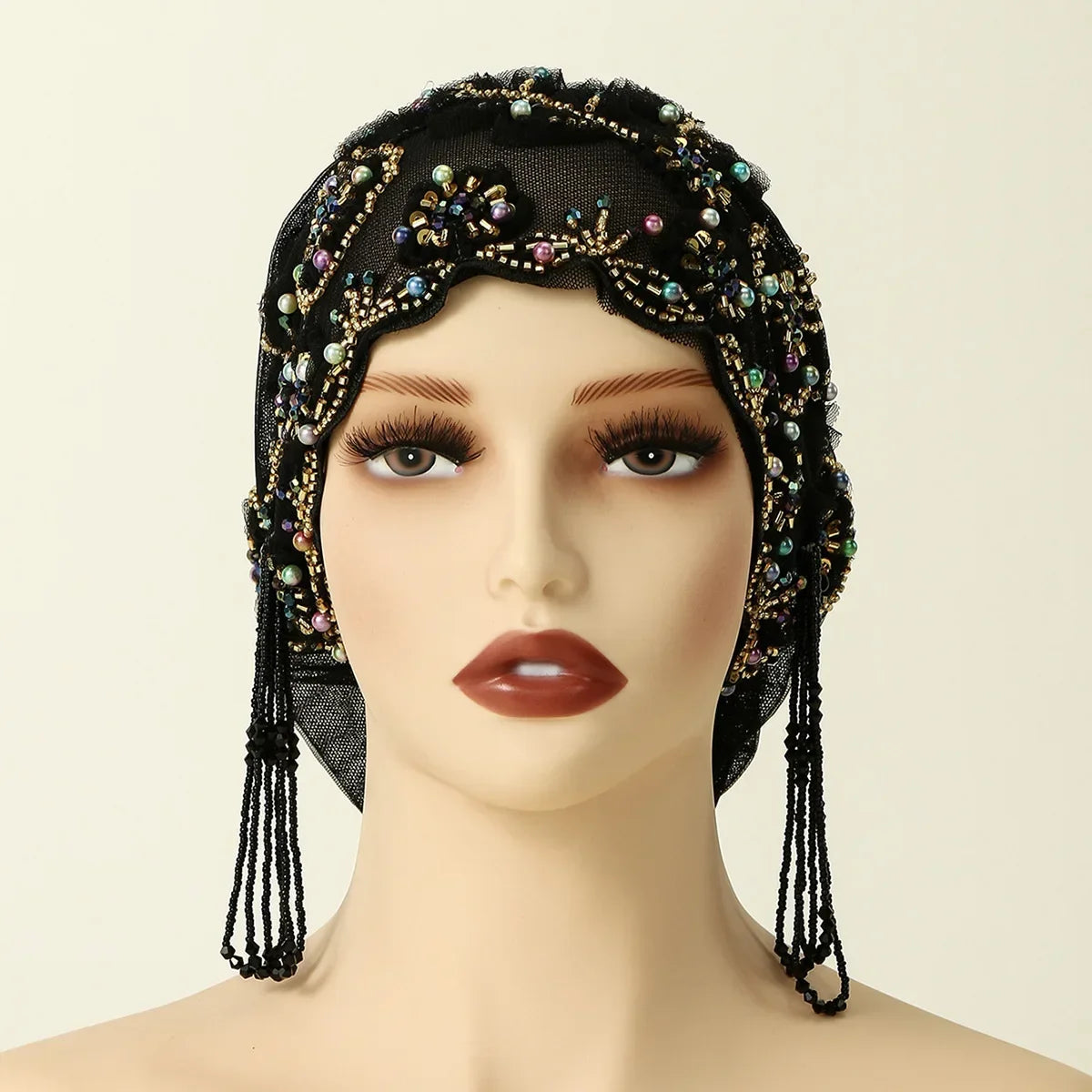 Hijab Muslim Women Shawl Headscarf Tassels Scarf Malaysia Prayer Kufi Islam Saudi Arabia Lace Turban Mesh Beanies Bonnet Mujer