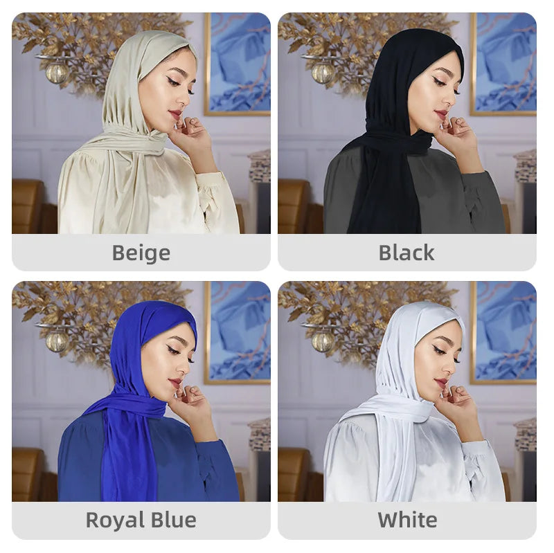 Instant Jersey Hijab Undercap Hijabs for Woman Muslim Women Hijab Cap Full Cover Head Wraps Islam Headscarf Femme Turbante Mujer