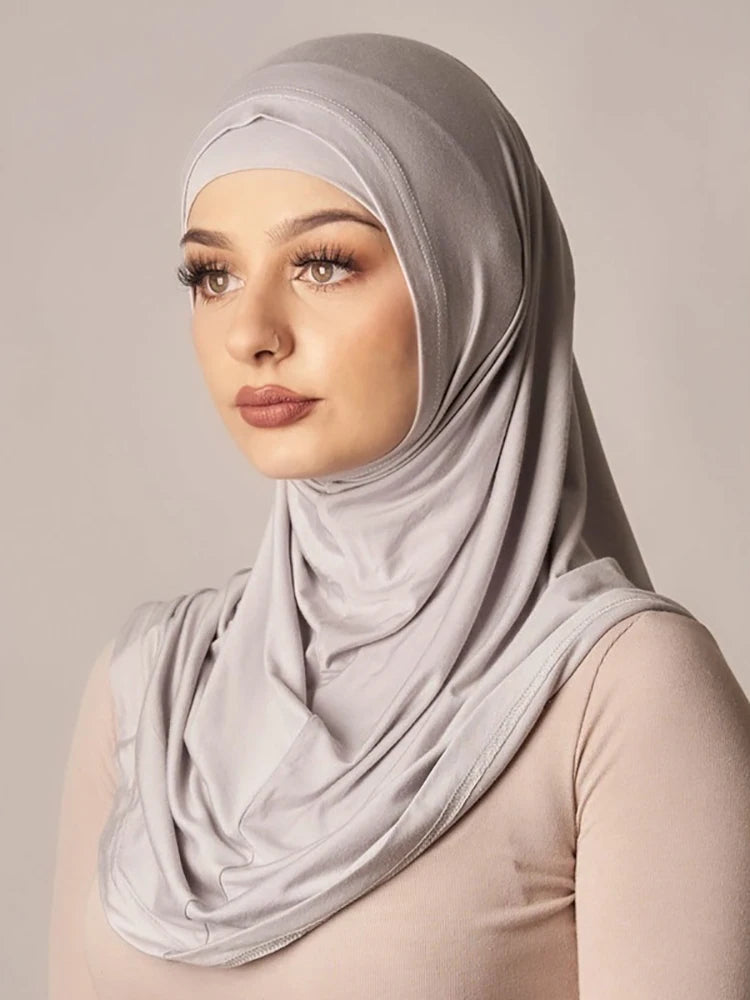 Islamic Modal Black Hijab Abaya Hijabs For Woman Abayas Jersey Hijab Scarf Muslim Dress Women Turbans Turban Instant Head Wrap