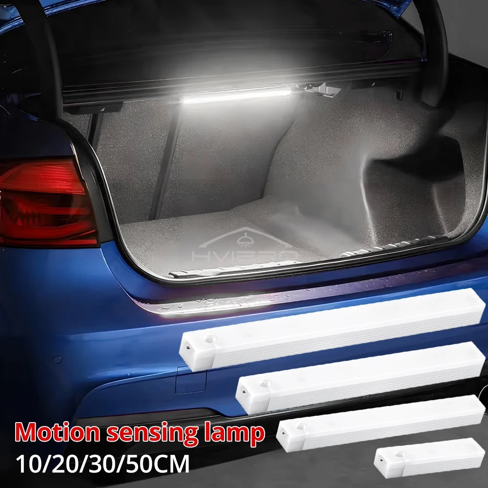 Motion Sensor Night Lights Wireless LED Lamp USB Rechargeable Magnetic For Wardrobe Room Closet Kitchen Aisle Tube Detector Bulb